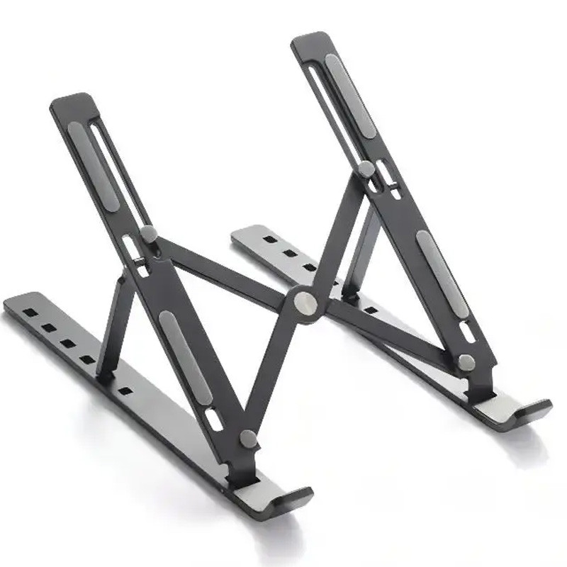 Support pour Pc Portable 17.3" Aluminium Noir