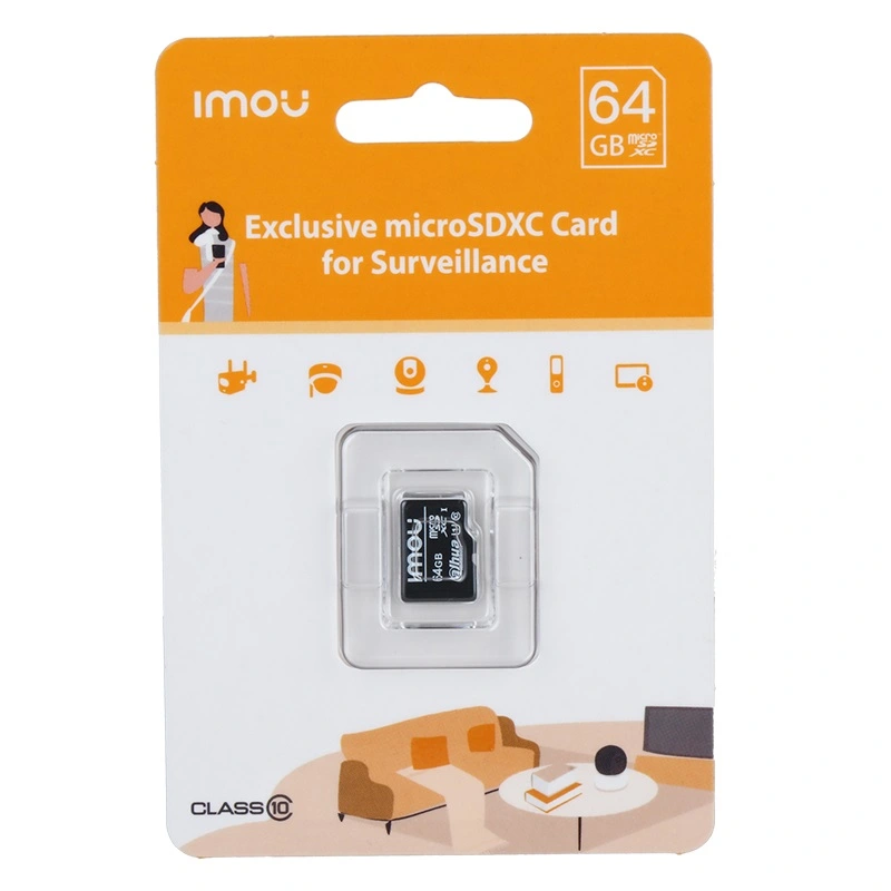 CARTE MEMOIRE MICRO SD IMOU 64G