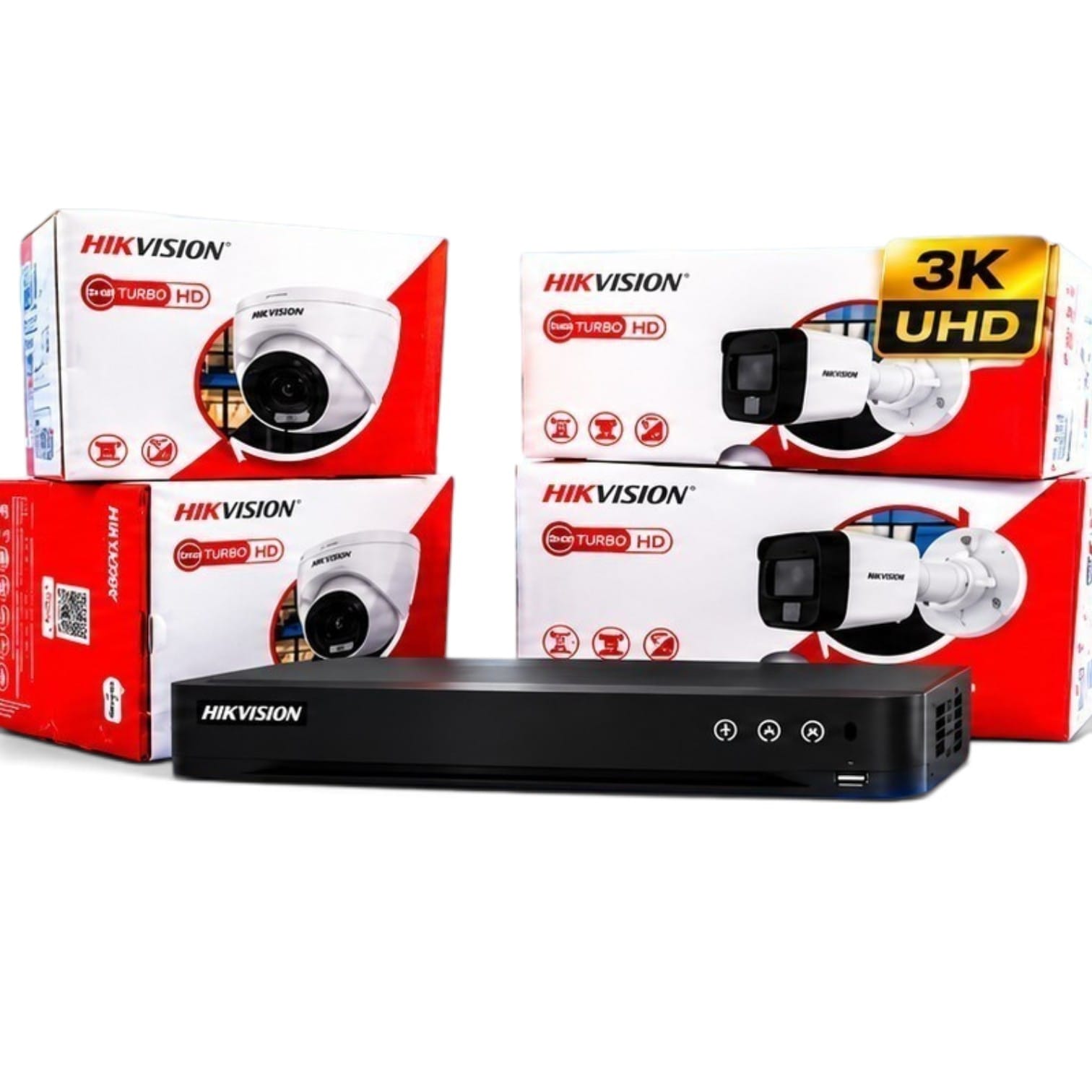 PACK CAMERA HIKVISION 3K SMART HIBRID LIGHT+DVR