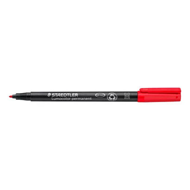 Feutre Permanent Universel Staedtler Lumocolor  M/1,6 mm/Rouge