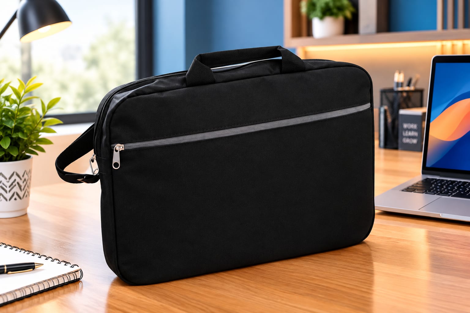 Sacoche Pc Portable 15.6 Noir / Gris